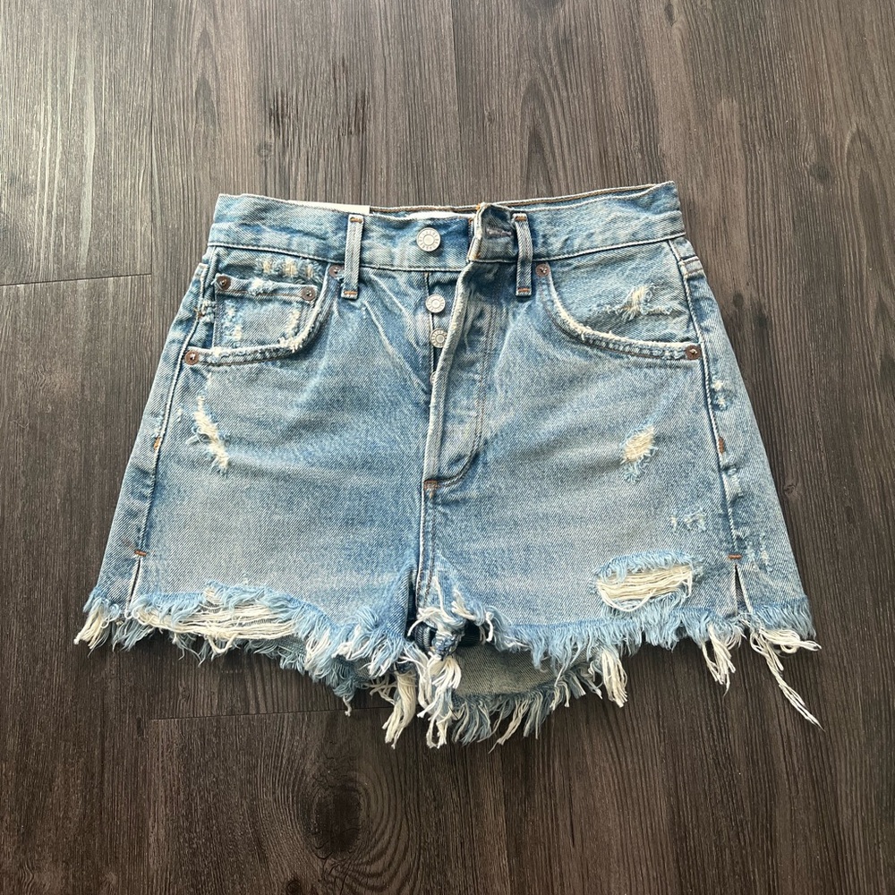 Agolde Jaden Short Surreal sz 23 NWT
